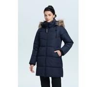 Outdoorjacke ICEPEAK "Icepeak Mantel Adaire", Damen, Gr. 36, blau (dunkel blau), 100% Polyester, Jacken Outdoorjacke (20801036-36) dunkel blau