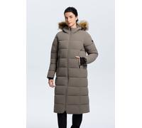 Outdoorjacke ICEPEAK "Icepeak Mantel Brilon", Damen, Gr. 42, grün (antikgrün), 100% Polyester, Jacken (76492262-42) antikgrün