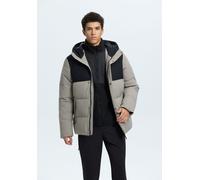 Outdoorjacke ICEPEAK "Icepeak Mantel Parksville", Herren, Gr. 48, grau, 100% Polyester, Jacken Outdoorjacke (66237132-48) grau