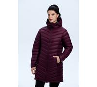 Outdoorjacke ICEPEAK "Icepeak Mantel Vinton", Damen, Gr. 36, pflaume, 100% Polyamid, Jacken Outdoorjacke (81506406-36) pflaume