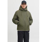Outdoorjacke JACK & JONES "JCOFUSION TECHNICAL JACKET SN", Herren, Gr. M, grün (grape leaf), Web, Obermaterial: 100% Polyester, unifarben, regular fit normal, Jacken Outdoorjacke (88201212-M) grape le