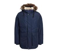 Outdoorjacke JACK & JONES "JJDAVID PARKA JACKET", Damen, Gr. S, blau (navy blazer), Web, Obermaterial: 100% Polyester, unifarben, regular fit, Jacken Outdoorjacke (52791517-S) navy blazer