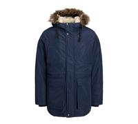 Outdoorjacke JACK & JONES "JJDAVID PARKA JACKET", Damen, Gr. S, blau (navy blazer), Web, Obermaterial: 100% Polyester, unifarben, regular fit, Jacken Outdoorjacke (52791517-S)