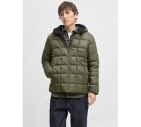 Outdoorjacke JACK & JONES "JJEBROOK REVERSIBLE JACKET SN", Herren, Gr. XS, schwarz, Web, Obermaterial: 100% Polyester, unifarben, regular fit, hoch geschlossener Ausschnitt, Bündchen, Jacken Outdoorja