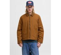 Outdoorjacke JACK & JONES "JJEDOVER WORKER JACKET NOOS", Herren, Gr. XS, braun (monks robe), Web, Obermaterial: 100% Baumwolle, unifarben, regular fit normal, Jacken Outdoorjacke (87021138-XS) monks r