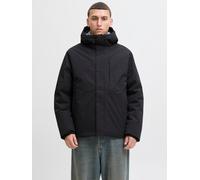 Outdoorjacke JACK & JONES "JJEKEEN JACKET AW25 SN", Damen, Gr. XXL, schwarz, Web, Obermaterial: 100% Polyester, unifarben, regular fit hüftbedeckend, hoch geschlossener Ausschnitt, Bündchen, Jacken Ou