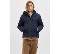 Outdoorjacke JACK & JONES "JJEPARKER DOVER JACKET SN", Herren, Gr. S, blau (sky captain), Web, Obermaterial: 100% Polyester, unifarben, regular fit, hoch geschlossener Ausschnitt, Jacken Outdoorjacke