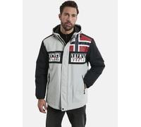 Outdoorjacke JAN VANDERSTORM "Jacke LUDOLF", Herren, Gr. 62, grau (hellgrau), Obermaterial: 100% Polyamid ECONYL PA ECONYL., Jacken Outdoorjacke (56342100-62) hellgrau