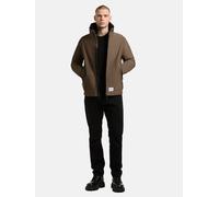 Outdoorjacke KHUJO "Huey", Herren, Gr. XL (54), braun (grün), Obermaterial: 83% Polyester, 17% Elasthan. Innenfutter: 100% Nylon. Wattierung: 100% Polyester, regular fit hüftbedeckend, hoch geschlosse