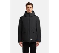 Outdoorjacke KHUJO "Oreg", Herren, Gr. L (52), schwarz (blau), Obermaterial: 85% Polyester, 15% Baumwolle. Innenfutter: 100% Polyester. Wattierung: 100% Polyester, gerade hüftbedeckend, Bündchen, Jack