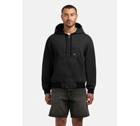 Outdoorjacke KHUJO "Rhiis", Herren, Gr. S (48), schwarz, Obermaterial: 100% Baumwolle, gerade hüftbedeckend, hoch geschlossener Ausschnitt, Rippstrickbündchen, Jacken Outdoorjacke, Herren Übergangsjac