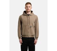Outdoorjacke KHUJO "Rhiis", Herren, Gr. XL (54), beige (braun), Obermaterial: 100% Baumwolle, gerade hüftbedeckend, hoch geschlossener Ausschnitt, Rippstrickbündchen, Jacken Outdoorjacke, Herren Überg
