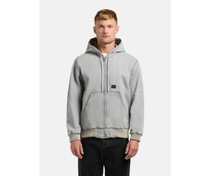 Outdoorjacke KHUJO "Rhiis", Herren, Gr. XXL (56), grau (hellgrau), Obermaterial: 100% Baumwolle, gerade hüftbedeckend, hoch geschlossener Ausschnitt, Rippstrickbündchen, Jacken Outdoorjacke, Herren Üb