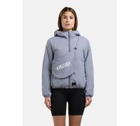 Outdoorjacke KHUJO "Shelly2", Gr. L (40), hellblau, Obermaterial: 100% Nylon; Innenfutter: 100% Nylon; Wattierung: 100% Polyester, gerade hüftlang, hoch geschlossener Ausschnitt, eng Rollkanten, Jacke