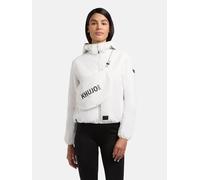 Outdoorjacke KHUJO "Shelly2", Gr. S (36), sanftes weiß, Obermaterial: 100% Nylon; Innenfutter: 100% Nylon; Wattierung: 100% Polyester, gerade hüftlang, hoch geschlossener Ausschnitt, eng Rollkanten, J