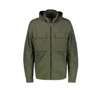 Outdoorjacke LERROS "Blouson mit abnehmbarer Kapuze", Herren, Gr. 5XL, grün (deep olive), 75% Baumwolle, 25% Polyamid, Jacken Outdoorjacke (71532559-5XL) deep olive
