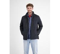 Outdoorjacke LERROS "Shell-Blouson mit Kapuze", Herren, Gr. S, blau (blau night), 100% Polyester, Jacken Outdoorjacke (44495927-S) blau night