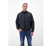 Outdoorjacke LERROS "Sportliche Hybrid-Jacke", Herren, Gr. XL, blau night, 100% Polyester, Jacken Outdoorjacke, Wasser- und windabweisend, leicht gefüttert, langarm, Brusttaschen (86206548-XL) blau ni