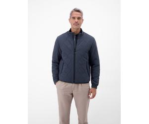 Outdoorjacke LERROS "Steppjacke im Waben-Design", Herren, Gr. M, blau night, 87% Nylon, 13% Elasthan, Jacken Outdoorjacke (63924104-M) blau night