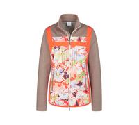 Outdoorjacke MADELEINE "Jacke Fitness-Jacke", Damen, Gr. 38, braun (muskatbraun, multicolor), Obermaterial: 47% Polyester PES. 44% Viskose CV. 9% Elasthan EL., Modern, Jacken Outdoorjacke (37667742-38