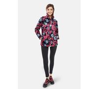 Outdoorjacke MADELEINE "Jacke Outdoor Steppjacke mit floralem Print", Damen, Gr. 46, schwarz (schwarz, multicolor), Obermaterial: 100% Polyester PES., Modern, Jacken Outdoorjacke (40120160-46) schwarz