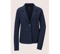 Outdoorjacke MADELEINE "Jacke Trendstarke Kurzjacke mit Kettenaufhänger", Damen, Gr. 38, blau (marine), Obermaterial: 74% Baumwolle CO. 21% Polyester PES. 5% Elasthan EL., Modern, normal, Jacken Outdo