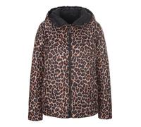 Outdoorjacke MADELEINE "Jacke Wattierte Wendejacke mit Kapuze", Damen, Gr. 38, schwarz (schwarz, multicolor), Obermaterial: 100% Polyester PES., Modern, Jacken Outdoorjacke (41067004-38) schwarz, mult