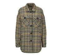 Outdoorjacke MADELEINE "Karojacke Karojacke", Damen, Gr. 40, bunt (wollweiß, multicolor), Obermaterial: 44% Polyacryl PAN. 28% Polyester PES. 20% Wolle WO. 4% Polyamid PA. 4% sonstige Fasern AF., Mode