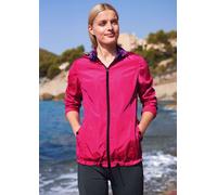Outdoorjacke MADELEINE "Wendejacke Sportive Jacke mit Kapuze und Print", Damen, Gr. 42, pink (erdbeerpink, multicolor), Obermaterial: 100% Polyester PES., Modern, Jacken Outdoorjacke (73389746-42) erd