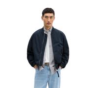 Outdoorjacke MARC O'POLO "aus Bio-Baumwoll-Twill", Herren, Gr. L, schwarz navy, Obermaterial: 100% Baumwolle; Futter: 100% Baumwolle, unifarben, regular fit, Rippbündchen, Jacken Outdoorjacke (3826294