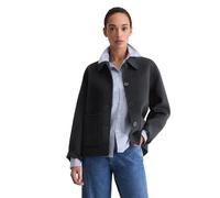 Outdoorjacke MARC O'POLO "aus edlem Woll-Doubleface", Damen, Gr. 44, deep night blau, Obermaterial: 50% Wolle, 50% Polyester, unifarben, regular fit, Jacken Outdoorjacke (76452813-44) deep night blau