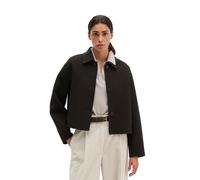 Outdoorjacke MARC O'POLO "aus hochwertigem Doubleface", Damen, Gr. 38, schwarz ink, Obermaterial: 50% Wolle (Schafwolle), 47% Polyester, 3% Sonstige Fasern, unifarben, regular fit, blind abgesteppte K