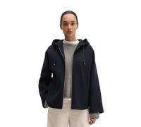 Outdoorjacke MARC O'POLO "aus hochwertigem Doubleface", Damen, Gr. 40, schwarz (deep night blau), Obermaterial: 50% Wolle (Schafwolle), 47% Polyester, 3% Sonstige Fasern. Futter: 100% Polyester, unifa