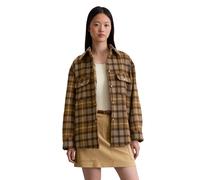 Outdoorjacke MARC O'POLO "aus italienischem Wolle-Mix", Damen, Gr. 42, big check, Obermaterial: 75% Wolle (Schafwolle), 25% Polyamid; Füllung: 100% Nicht verfügbar; Futter: 100% Nicht verfügbar, karie