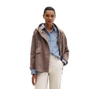 Outdoorjacke MARC O'POLO "aus Organic Cotton-Twill", Damen, Gr. 38, chalky braun, Obermaterial: 100% Baumwolle; Futter: 100% Baumwolle, unifarben, relaxed fit, normaler Saum, Jacken Outdoorjacke (7601