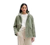 Outdoorjacke MARC O'POLO "aus Organic Cotton-Twill", Damen, Gr. 46, fresh sage, Obermaterial: 100% Baumwolle; Futter: 100% Baumwolle, unifarben, relaxed fit, normaler Saum, Jacken Outdoorjacke (234665