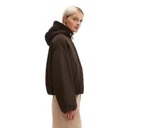 Outdoorjacke MARC O'POLO "aus recyceltem Polyester", Damen, Gr. 46, braun (burnt coffee), Obermaterial: 100% Polyester. Futter: 100% Polyester, unifarben, relaxed fit, Bündchen, Jacken Outdoorjacke (8