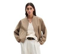 Outdoorjacke MARC O'POLO "aus Technical Wool Blend", Damen, Gr. 38, soft mocca, Obermaterial: 53% Polyester, 43% Wolle, 4% Elasthan; Futter: 95% Polyester, 5% Elasthan, unifarben, relaxed fit, Bündche