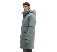 Outdoorjacke MARC O'POLO "aus wasserdichter Performance-Fabric", Herren, Gr. M, grün (skipping stone), Obermaterial: 100% Polyester. Füllung: 70% Daune, 30% Feder. Futter: 100% Polyester, unifarben, r