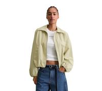 Outdoorjacke MARC O'POLO DENIM "aus Organic-Cotton-Nylon-Mix", Damen, Gr. L, grün (elm grün), Obermaterial: 60% Baumwolle, 40% Polyamid; Füllung: 100% Nicht verfügbar; Futter: 80% Baumwolle, 20% Polye