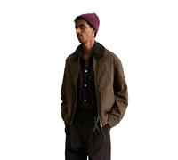 Outdoorjacke MARC O'POLO DENIM "aus recyceltem Baumwoll-Canvas", Herren, Gr. M, braun (chocolate fudge), Obermaterial: 98% Baumwolle, 2% Elasthan. Futter: 100% Polyester, unifarben, relaxed fit, Mansc