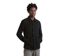Outdoorjacke MARC O'POLO DENIM "aus Wolle-Mix mit Recycling-Anteil", Herren, Gr. S, schwarz, Obermaterial: 50% Wolle (Schafwolle), 47% Polyester, 3% Sonstige Fasern, unifarben, regular fit, normaler S