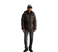 Outdoorjacke MARC O'POLO DENIM "mit abnehmbarer Kapuze", Herren, Gr. XXL, braun (chocolate fudge), Obermaterial: 100% Polyester. Füllung: 30% Feder, unifarben, regular fit, Windstopperbündchen, Jacken