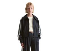 Outdoorjacke MARC O'POLO DENIM "mit LENZING™ ECOVERO™", Damen, Gr. XXS, blau depths, Obermaterial: 69% Polyester, 31% Viskose, unifarben, relaxed fit, normaler Saum, Jacken Outdoorjacke (60935959-XXS)