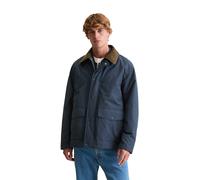 Outdoorjacke MARC O'POLO DENIM "wasserabweisend und leicht wattiert", Herren, Gr. L, blau (navy teal), Obermaterial: 60% Baumwolle, 40% Polyamid. Füllung: 100% Polyester. Futter: 100% Polyester, unifa