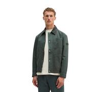 Outdoorjacke MARC O'POLO "mit Cordkragen", Herren, Gr. XL, mangrove, Obermaterial: 100% Baumwolle, unifarben, regular fit, Manschette, Jacken Outdoorjacke (92213704-XL) mangrove