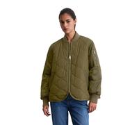 Outdoorjacke MARC O'POLO "im Cape-Stil", Damen, Gr. 44, grün (mossy olive), Obermaterial: 100% Polyester, unifarben, regular fit, Rippbündchen, Jacken Outdoorjacke (77806338-44) mossy olive