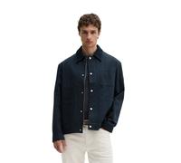Outdoorjacke MARC O'POLO "mit Cordkragen", Herren, Gr. XXL, blau (schwarz navy), Obermaterial: 100% Baumwolle, unifarben, regular fit, Manschette, Jacken Outdoorjacke (24528040-XXL) schwarz navy