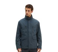 Outdoorjacke MARC O'POLO "mit gesteppter Innenseite", Herren, Gr. S, blau (peppercorn grau), Obermaterial: 100% Polyester. Futter: 100% Polyester, unifarben, regular fit, Windstopperbündchen, Jacken O