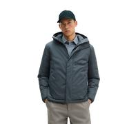 Outdoorjacke MARC O'POLO "mit leichter Wattierung", Herren, Gr. L, grau (peppercorn grau), Obermaterial: 100% Polyester, unifarben, regular fit, elastischer Bund, Jacken Outdoorjacke (99971936-L) pepp